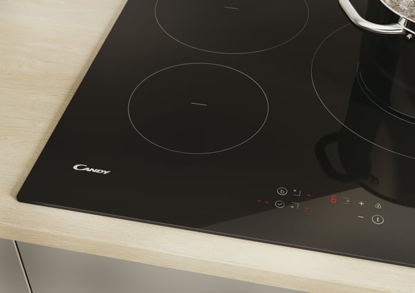Candy Idea CI633C/M1 Svart Inbyggd 59 cm Induktionshäll med zon 3 zone(s)