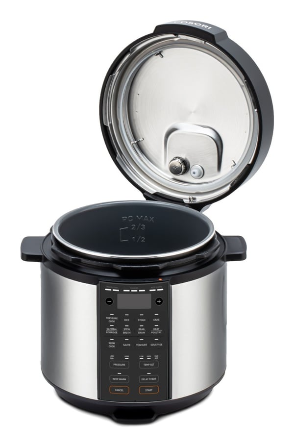 Cosori CMC-CO601-SEU 5,7 L Sort, Rustfrit stål 1100 W