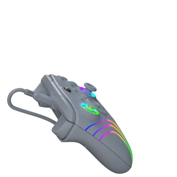 PDP Afterglow Wave Grå USB Spelplatta Analog / Digital PC, Xbox One, Xbox Series S, Xbox Series X