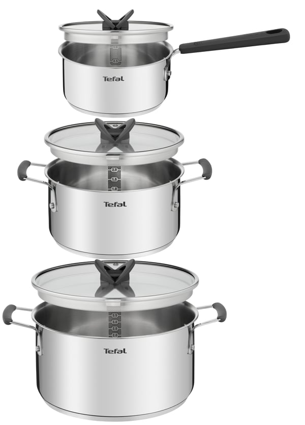 Tefal Opti'Space G7376S44 pannu- ja kattilasarja 6 kpl