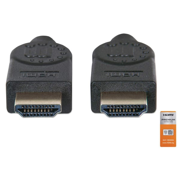 Manhattan 355360 HDMI-kaapeli 5 m HDMI-tyyppi A (vakio) Musta