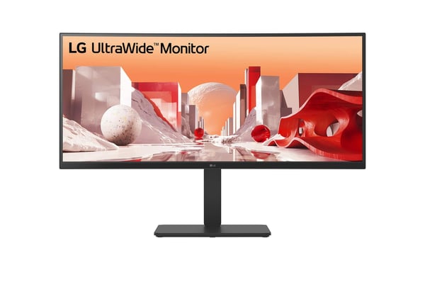 LG 34BA85QE-B tietokoneen litteä näyttö 86,4 cm (34") 3440 x 1440 pikseliä Wide Quad HD LCD Musta