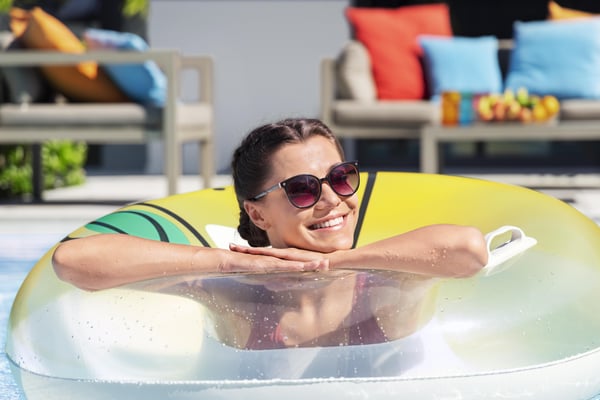 Bestway 36448 pool og strand flyder Hvid, Gul Billede PVC Flydende rør