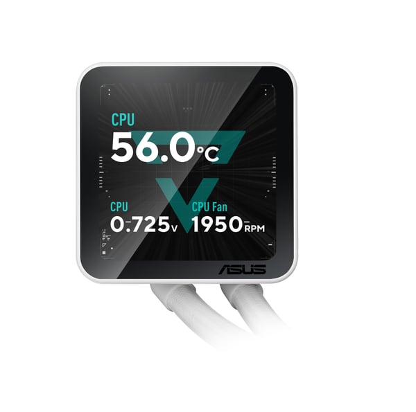 ASUS PRIME LC II 360 ARGB LCD WHT Processor Alt-i-en væskekøler 12 cm Hvid 1 stk