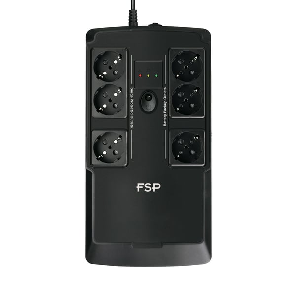 FSP NanoFit 800 UPS-enhed Standby (offline) 0,8 kVA 480 W 6 AC stikkontakt(er)
