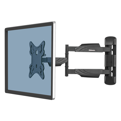 Fellowes 8043601 monitorin kiinnike ja jalusta 139,7 cm (55") Vastaanotto Musta