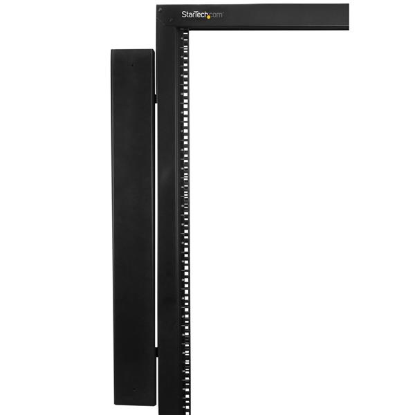 StarTech.com Vertikal kabelorganiserare med fingerkanaler - 0U - 91 cm