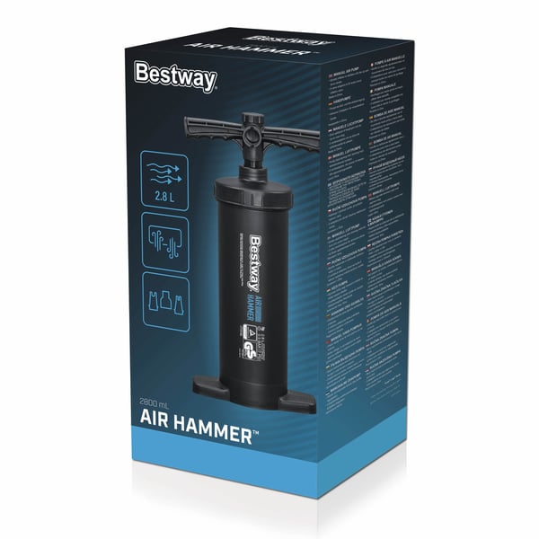 Bestway 62086 / 24 håndholdt luftpumpe Sort Hånd luftpumpe
