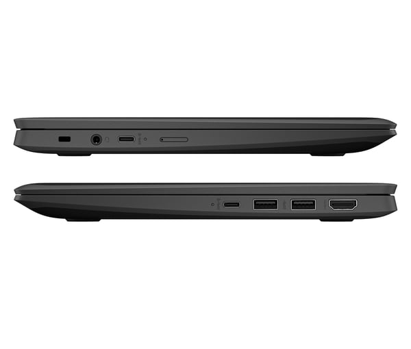 HP Fortis G1i 11 Intel® N N150 Chromebook 29,5 cm (11.6") Berøringsskærm HD 4 GB LPDDR5-SDRAM 32 GB eMMC Wi-Fi 6E (802.11ax) ChromeOS Sort QWERTY