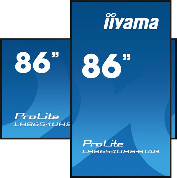 iiyama To Be Updated 2,17 m (85.6") LED Wi-Fi 4K Ultra HD Sort