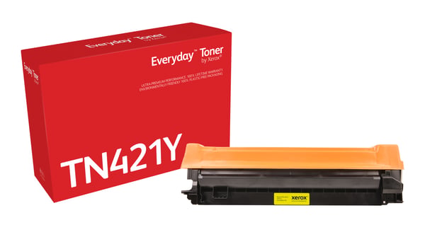 Everyday™ Keltainen Toner by Xerox compatible with Brother TN-421Y, Standard capacity Everyday™ Keltainen Toner by Xerox compatible with Brother TN-421Y, Standard capacity
