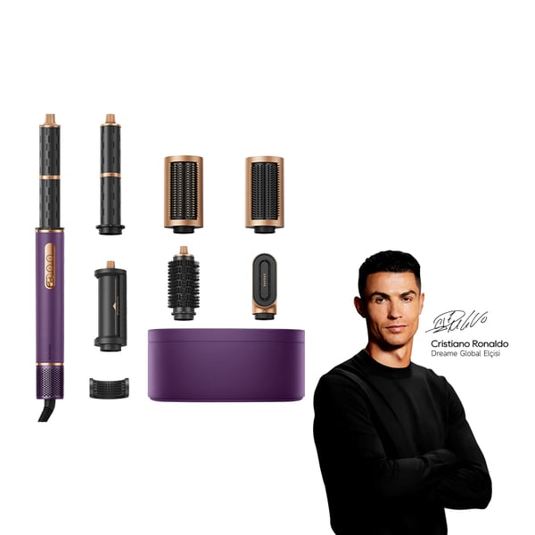 Dreame Air Style Pro Hiusten muotoilupakkaus Lämmin Purppura 1300 W 2,8 m Dreame Air Style Pro Hiusten muotoilupakkaus Lämmin Purppura 1300 W 2,8 m
