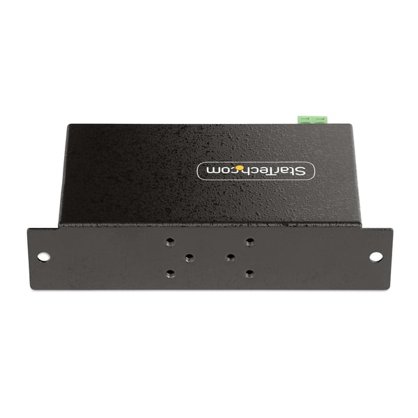 StarTech.com Hanterad USB-hubb med 4 portar och 4x USB-A, robust industrihölje i metall, ESD- och överspänningsskydd, monterbar på vägg/skrivbord/skena, USB 3.0/3.1/3.2 Gen 1 5 Gbps