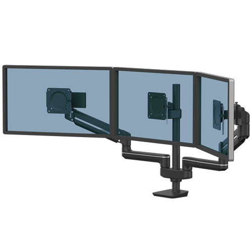 Fellowes Tallo 8615801 monitorin kiinnike ja jalusta 68,6 cm (27") Vastaanotto Musta