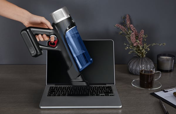 Rowenta RH20C2 Skaftdammsugare, 2-i-1 Batteri Torr&våt Utan påse 0,4 l 250 W Svart, Blå