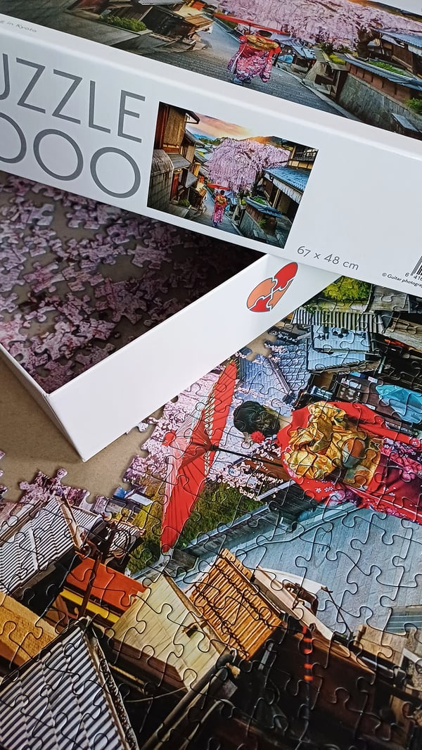 Tactic Puzzle Lovers Woman walking in Kyoto 1000 pcs puzzle