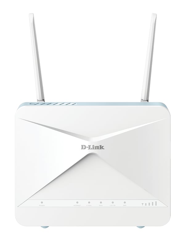 D-Link G415/E trådløs router Gigabit Ethernet Dual-band (2,4 GHz / 5 GHz) 4G Blå, Hvid