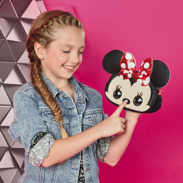 Purse Pets BAG INA PrsPtsDsneyInteractiveMinnie GML Beige, Sort, Rød Pige Skuldertaske