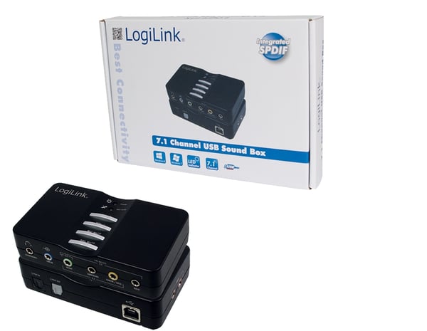 LogiLink USB Sound Box Dolby 7.1 8-Channel 7.1 kanavaa