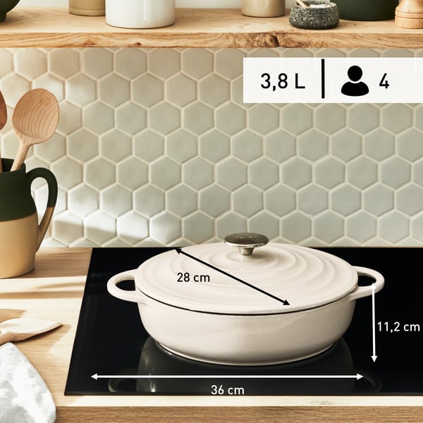 Tefal LOV E25972 3,8 l Rund Beige