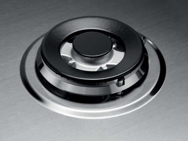Electrolux KGS7536SX Svart, Rostfritt stål Inbyggd 75 cm Gas 5 zone(s)