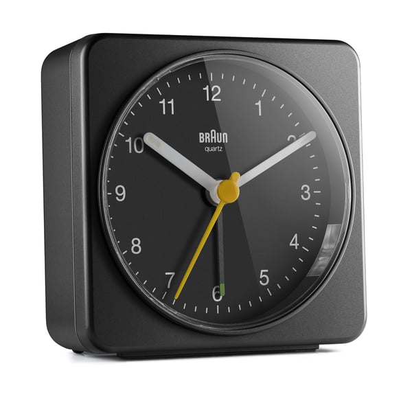 Braun BC03B vækkeur Quartz alarmur Sort