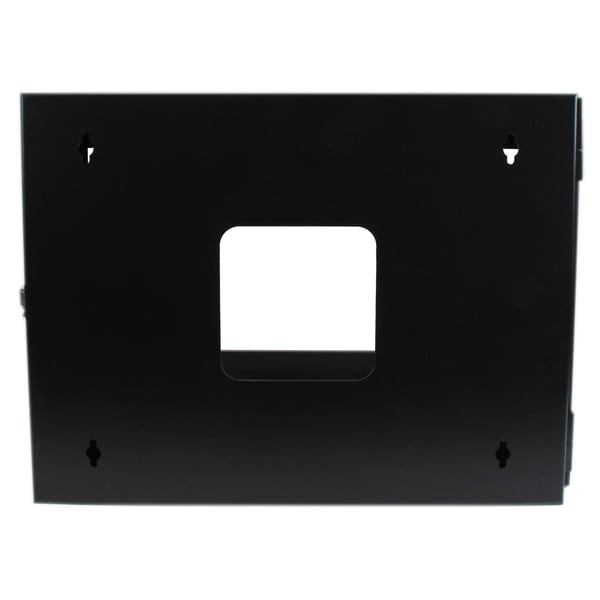 StarTech.com Väggmonterat 6U-nätverksrack med fyra stolpar, 19-tums serverrack med öppen ram och 50 cm monteringsdjup, väggmonterat och utsvängbart datarack för IT/AV/patchpanel/datorutrustning