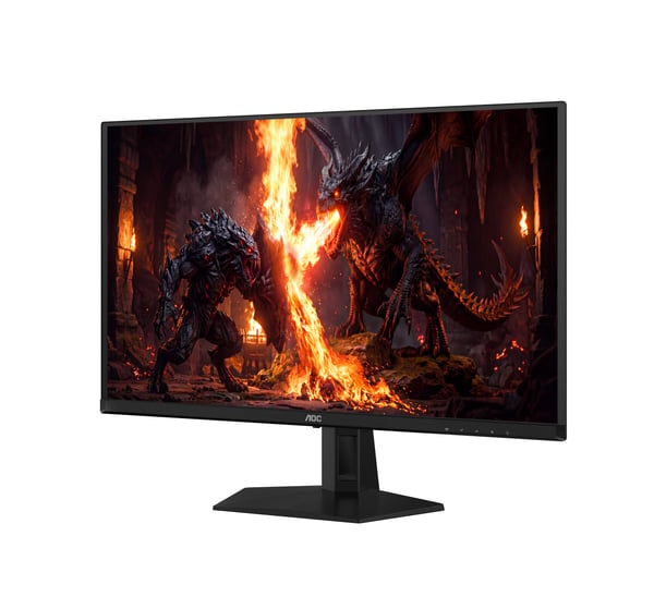 AOC G4 Q27G41ZDF platta pc-skärmar 67,3 cm (26.5") 2560 x 1440 pixlar Quad HD QD-OLED Svart, Röd