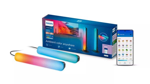 Philips Gradient light bars, RGBIC LED, Connected by WiZ