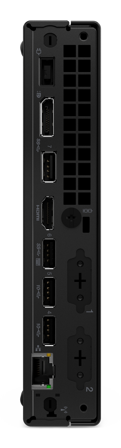 Lenovo ThinkCentre M70q Gen 6 Intel Core Ultra 5 225T 16 GB DDR5-SDRAM 512 GB SSD Windows 11 Pro Mini PC Mini-PC Svart