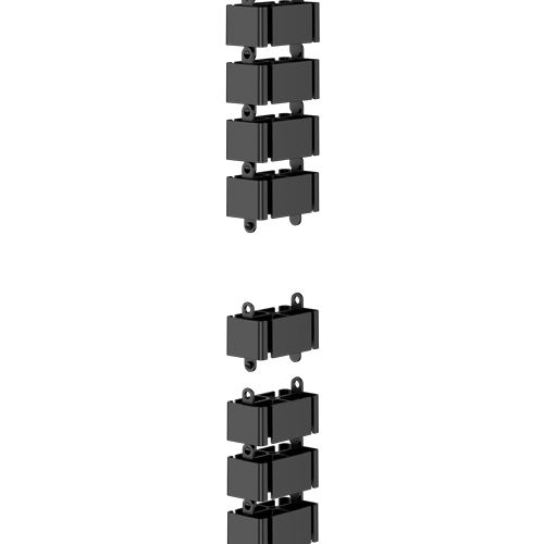 Fellowes 100136871 kabelorganisator Skrivebord Kabelmuffe Sort 1 stk