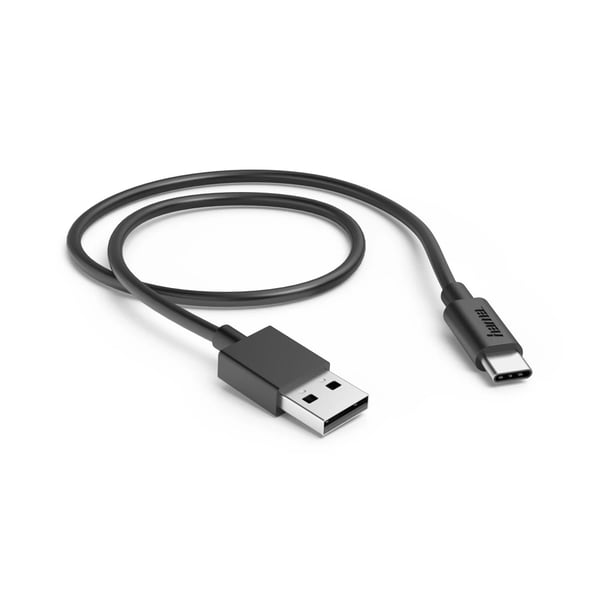 Hama 00201705 USB-kablar USB 2.0 0,5 m USB A USB C 0,48 Gbit/s Svart