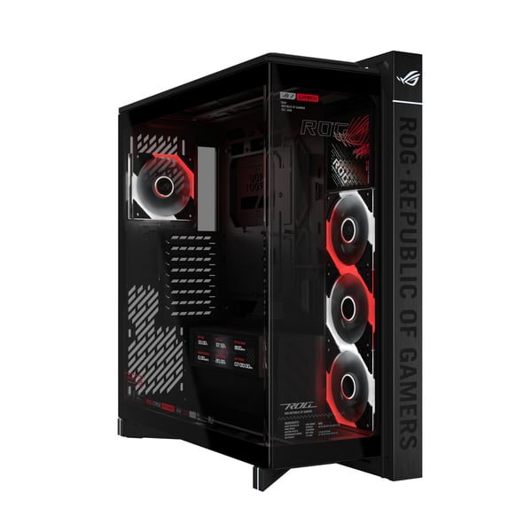 ASUS ROG CRONOX GR801 CURVE TG ARGB BLACK Midi Tower Svart