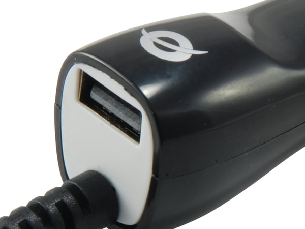 Conceptronic CUSBCARMICU2A oplader til mobil enhed Universel Sort, Hvid Cigartænder Automatisk