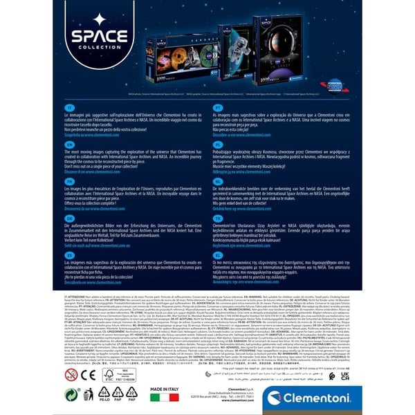 Clementoni Space Collection 35107 puslespil 500 stk Plads