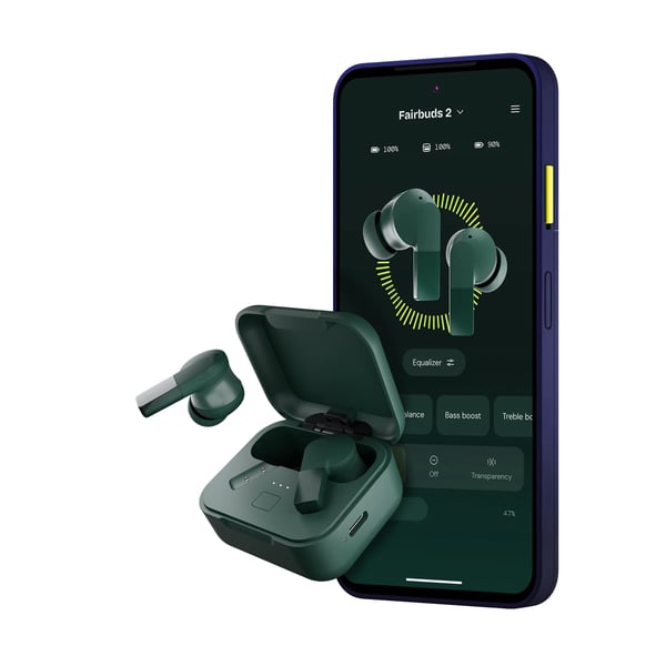 Fairphone Fairbuds 2 Kuulokkeet Langaton In-ear Puhelut/Musiikki/Urheilu/Päivittäinen Bluetooth Vihreä