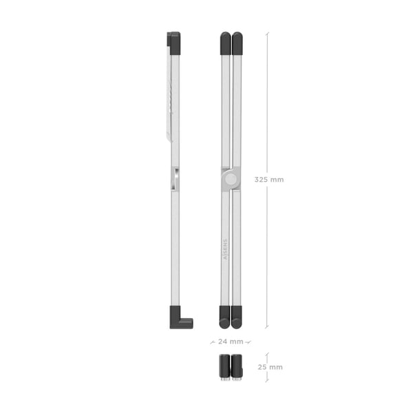 AISENS LPS4M-461 laptop stativ Stander til laptop og tablet Sølv 38,1 cm (15")