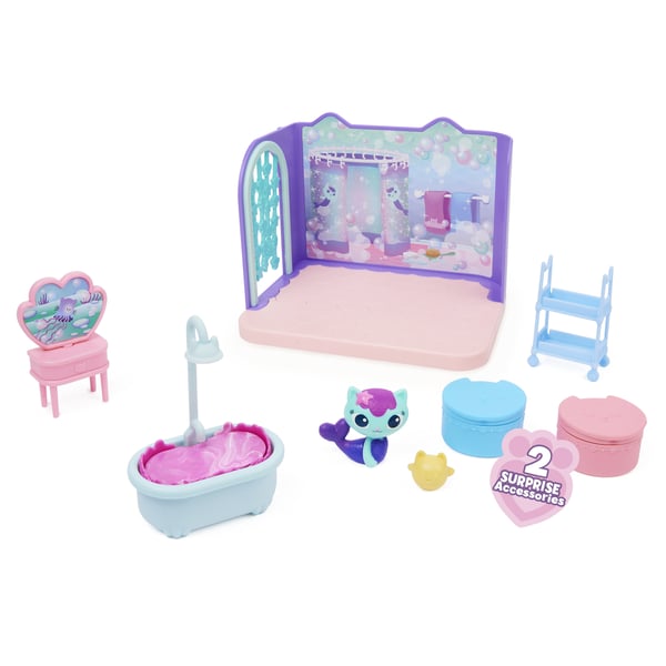 Gabby's Dollhouse 6062036 tilbehør til dukkehus Badeværelse i dukkehus