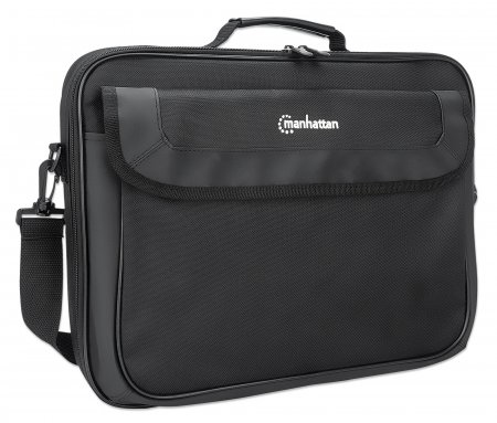 Manhattan 439947 taske og etui til laptop 39,6 cm (15.6") Brevtaske Sort