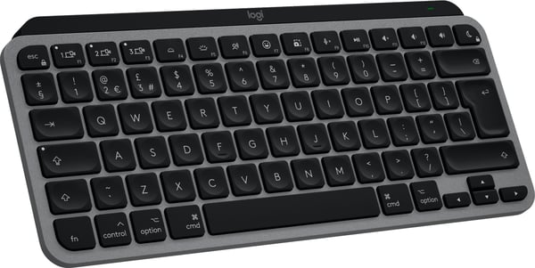 Logitech MX Keys Mini For Mac tastatur Hjemme/kontor Bluetooth AZERTY Fransk Sort, Grå