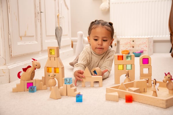 Tickit Wooden Building Gem Blocks