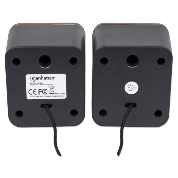 Manhattan 161435 högtalare Svart Kabel 6 W