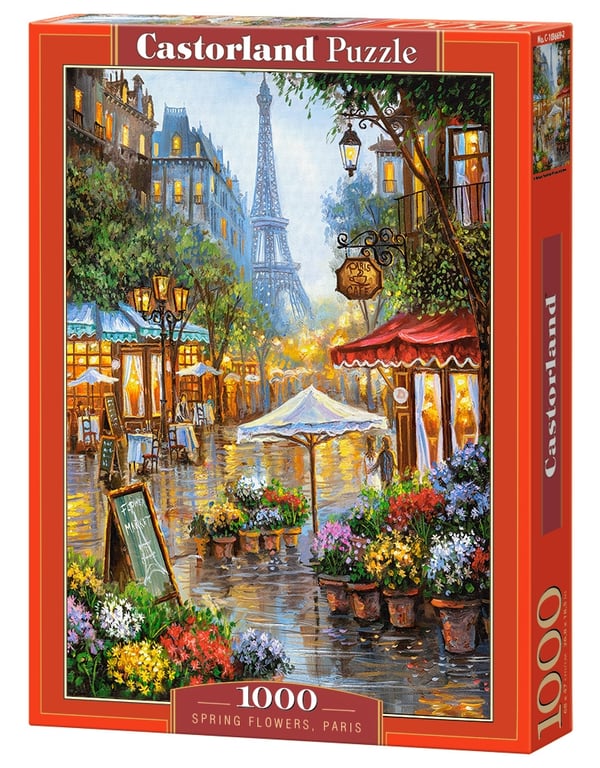 Castorland Spring Flowers, Paris Pussel 1000 styck Konst