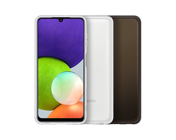 Samsung EF-QA225TTEGEU mobiltelefon etui 16,3 cm (6.4") Cover Transparent