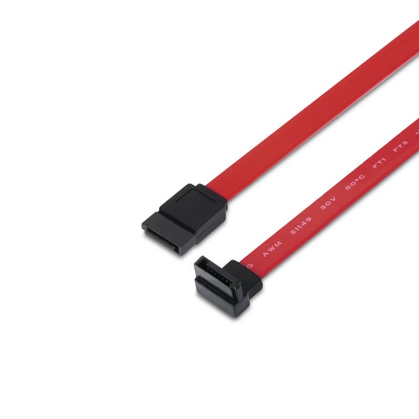 AISENS A130-0155 SATA-kabel 0,5 m SATA 7-pin Sort, Rød