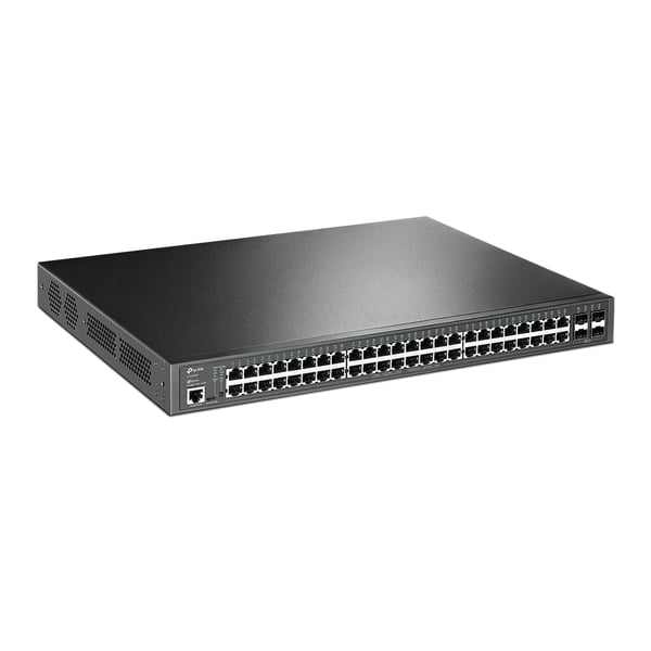 TP-Link JetStream TL-SG3452P verkkokytkin Hallittu L2/L3 Gigabit Ethernet (10/100/1000) Power over Ethernet -tuki 1U Musta