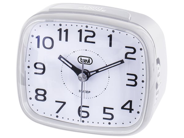 Trevi SL 3054 Quartz-väckarklocka Vit