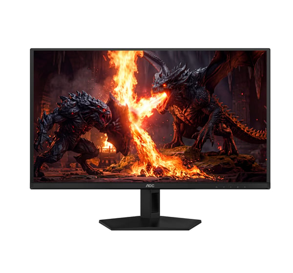 AOC G4 Q27G41ZDF platta pc-skärmar 67,3 cm (26.5") 2560 x 1440 pixlar Quad HD QD-OLED Svart, Röd