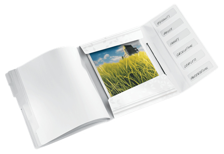Leitz WOW Polypropylen (PP) Hvid A4