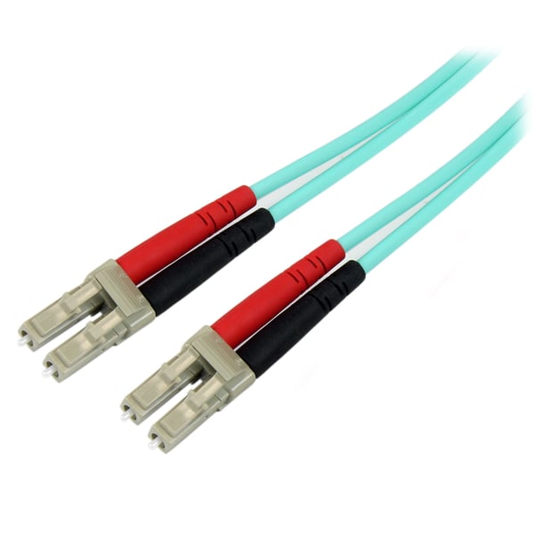 StarTech.com 10 m 10 Gb Aqua multiläge 50/125 Duplex LSZH fiberpatchkabel LC - LC StarTech.com 10 m 10 Gb Aqua multiläge 50/125 Duplex LSZH fiberpatchkabel LC - LC